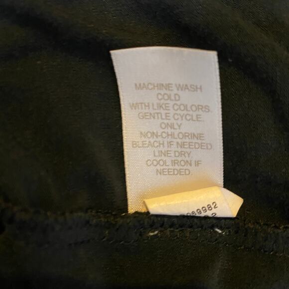 J. Jill Dress Jersey Stretch Knit Button Front Soft Midi Dress, Black, Medium P - Picture 11 of 12